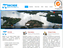 Tablet Screenshot of incige.com